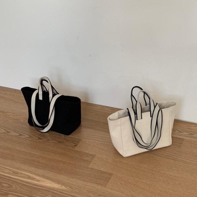 Túi đeo vai IELGY bằng vải canvas cỡ lớn phong cách cổ điển thời trang cho nữ