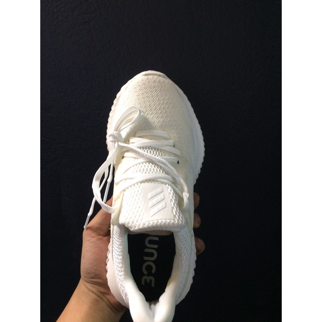 &gt;ẢNH THẬT-HÀNG THẬT&lt; Giày sneaker Anpha Bouce full trắng nam nữ