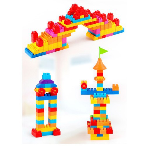 Đồ chơi trẻ em XẾP HÌNH LEGO lắp ráp 360 chi tiết. Giúp bé từ 2-6 tuổi phát triển trí thông minh, tư duy logic new - DC0