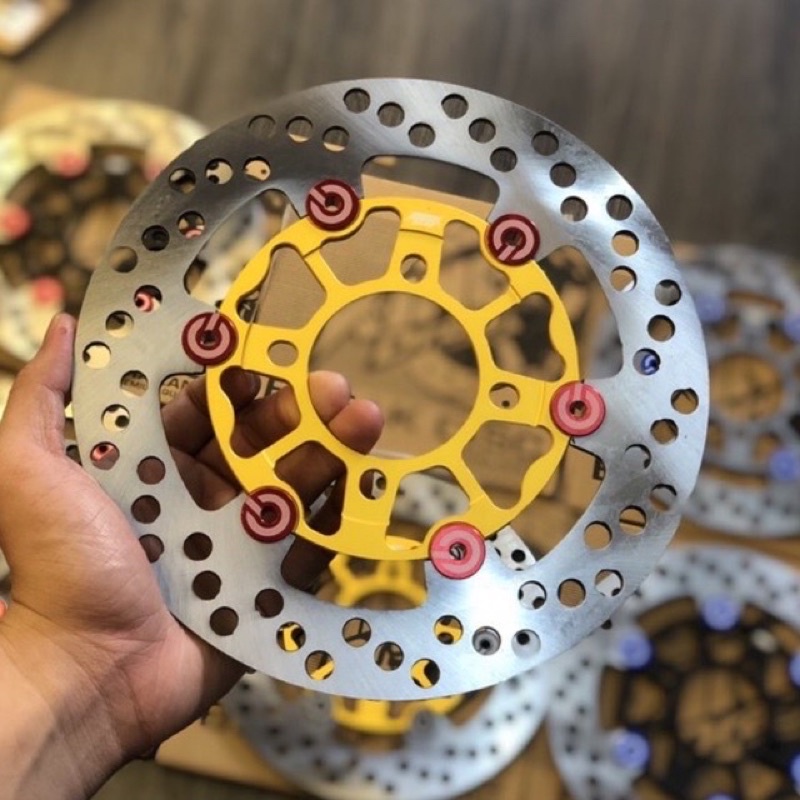 DĨA THẮNG KINGDRAG 220mm gắn mâm 4 lỗ cho các dòng xe Honda, Yamaha - Đĩa thắng trước Kingdrag đĩa thắng kingdrag 220mm