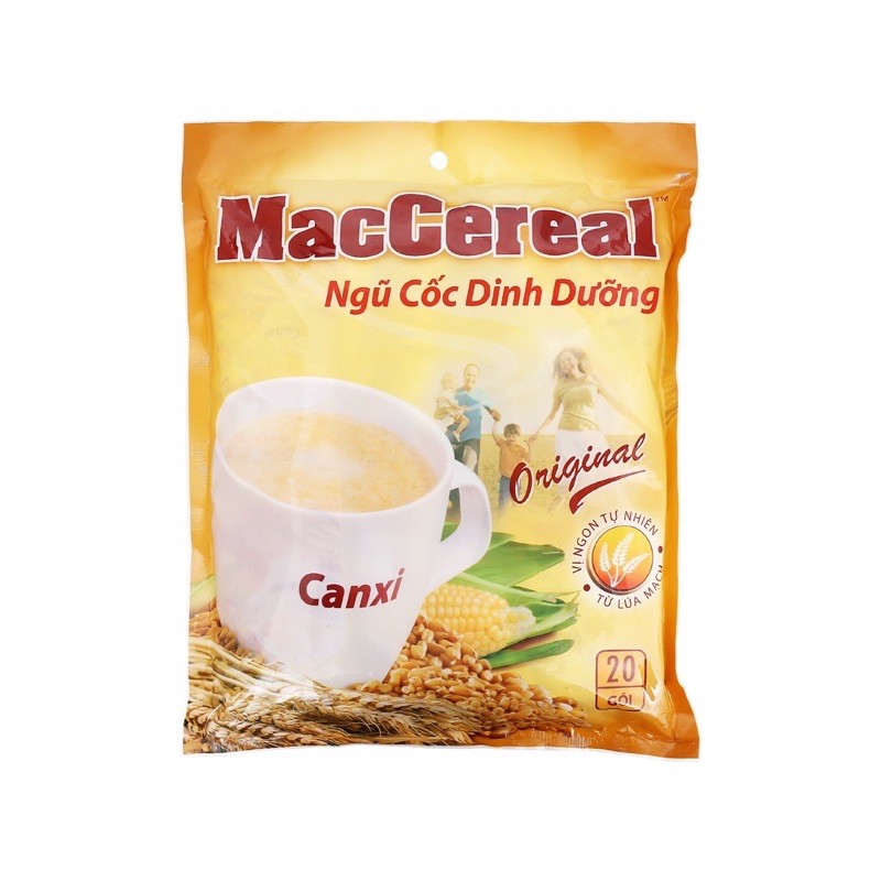 bột ngũ cốc dinh dưỡng Maccereal vị ngọt tự nhiên từ lúa mạch 560g