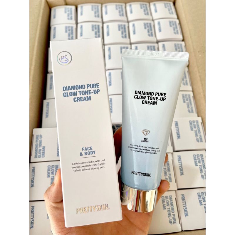 Kem dưỡng trắng Prettyskin Diamand Pure Glow Tone-up
