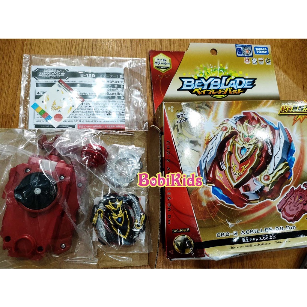 (Hàng hiếm) Con Quay Cho-Z Achilles.00.Dm (B-129) Beyblade Burst B129 - TAKARA TOMY