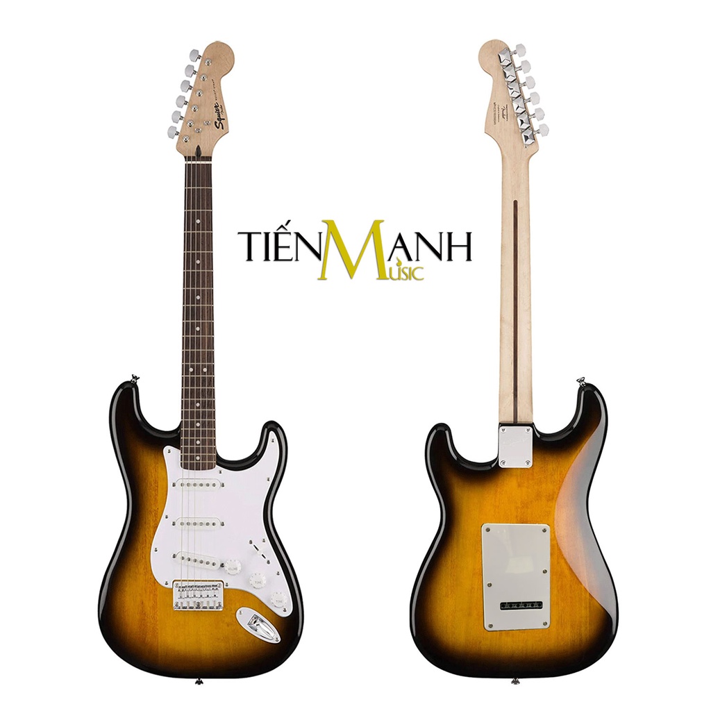 [Chính Hãng] Đàn Guitar Điện Fender Squier Bullet Stratocaster HSS SQ STRAT Brown Sunburst, Black, Arctic White Electric