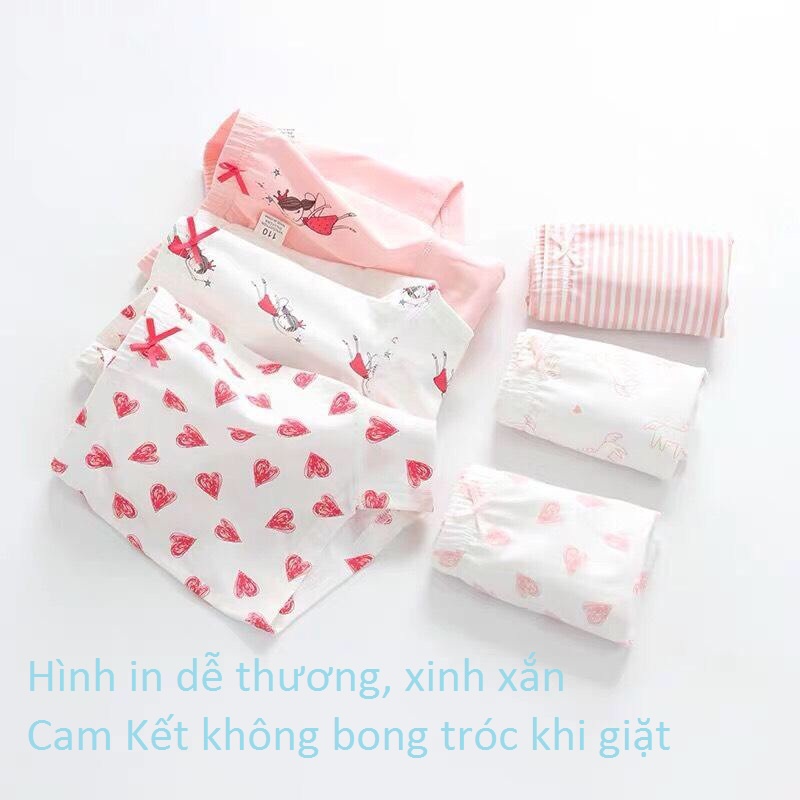 COMBO 3 Quần Chip TeenGo cực đẹp cho bé gái từ 9-32kg, chất liệu cotton co giãn 4 chiều thoải mái cho bé khi mặc