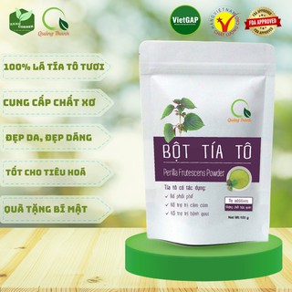 Bột tía tô nguyên chất sấy lạnh Quảng Thanh 50g 100g Xanh Corner