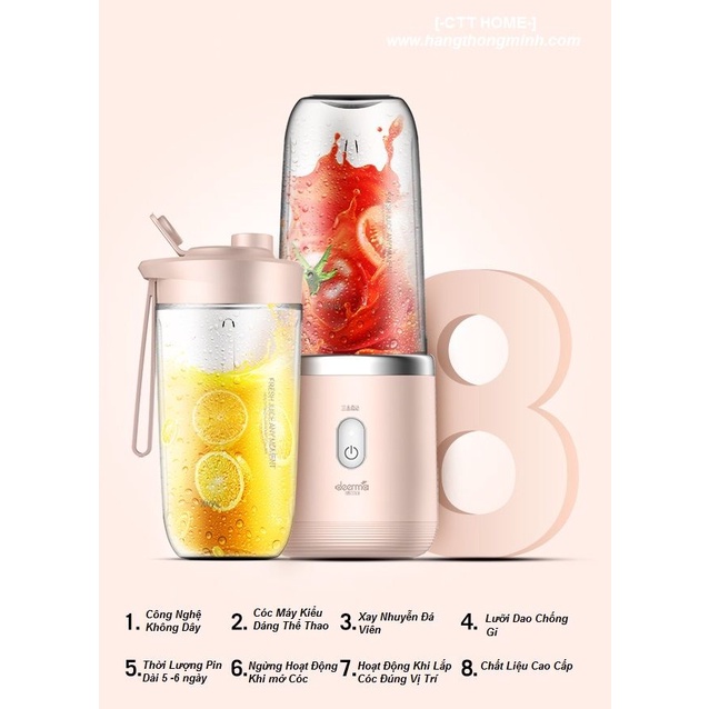 Máy Xay Sinh Tố Cấm Tay , Máy Xay Hoa Quả Mini