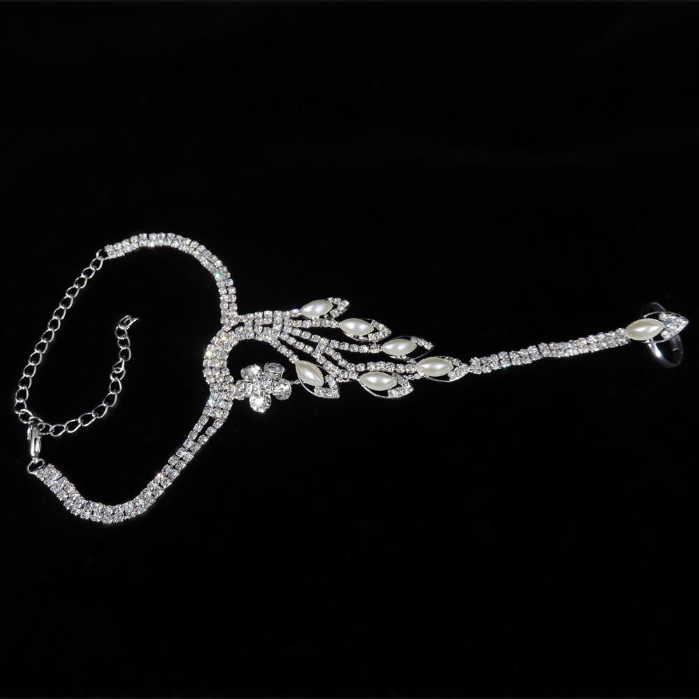 Vòng Tay Kèm Nhẫn Thiết Kế Đơn Giản Thời Trang Sang Trọng Cho Nữ