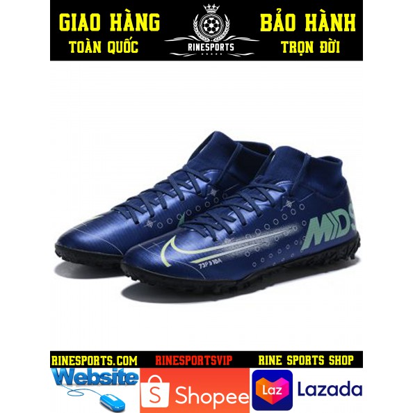 (HÀNG THAILAND) GIÀY BÓNG ĐÁ SÂN CỎ NHÂN TẠO 𝗡𝗶𝗸𝗲 Mercurial Superfly VI xanh dương.TF.CAM KẾT Y HÌNH-CAM KẾT HÀNG