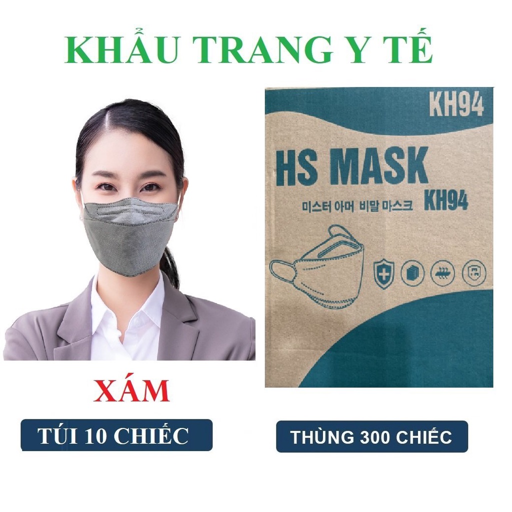 THÙNG 300 CHIẾC KHẨU TRANG KHÁNG KHUẨN 4D KING MASK KF94 TIÊU CHUẨN HÀN QUỐC