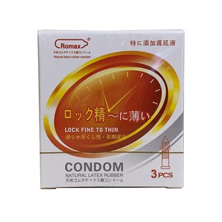 Bao Cao Su Romax Long Fine To Thin Hộp 3 Cái Chính hãng