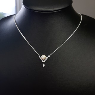 Dây chuyền nữ bạc 925 White Pearl sang trọng quý phái Sweetie Shop