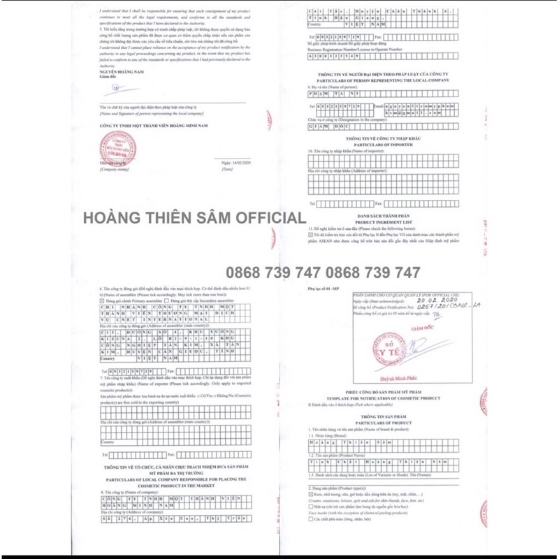 Combo Hoàng Thiên Sâm ( Bột Rửa Mặt & Tinh Chất Hoàng Thiên Sâm ) | BigBuy360 - bigbuy360.vn