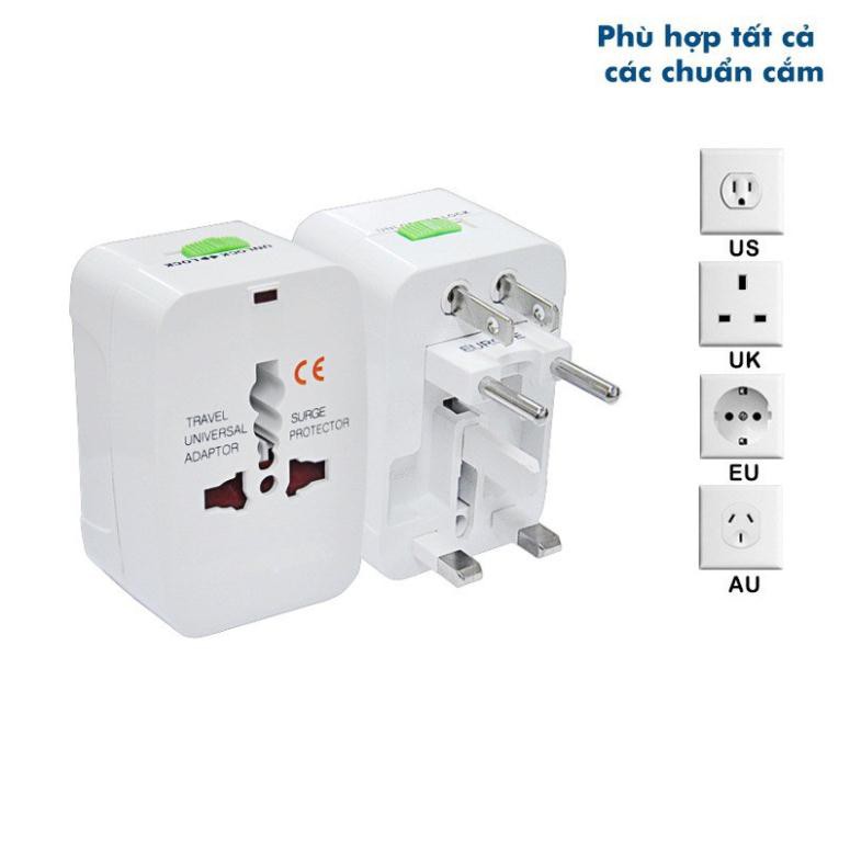 Ổ cắm điện đa năng du lịch Universal Travel Adapter nhiều đầu