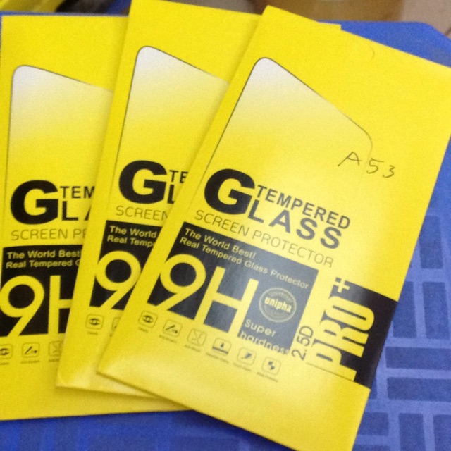 Kính cường lực oppo A53, bộ 3 kính
