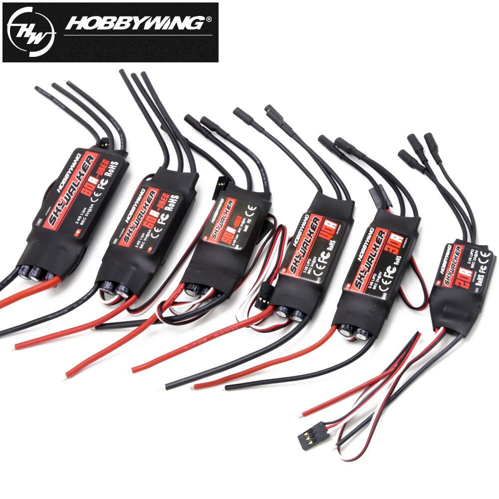 Hobbywing Skywalker 20A / 30A / 40A / 50A / 60A / 80A Bộ Điều Khiển Tốc Độ ESC Với UBEC Cho RC FPV Máy Bay Quadcopter Đồ Chơi Trực Thăng