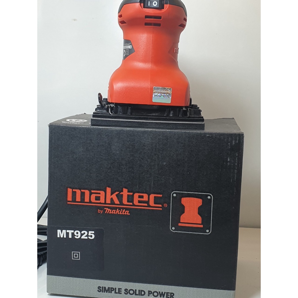 Maktec MT925 - Máy Chà Nhám Rung Chính Hãng, Công Suất 180W, Kích Thước 133x112x110mm