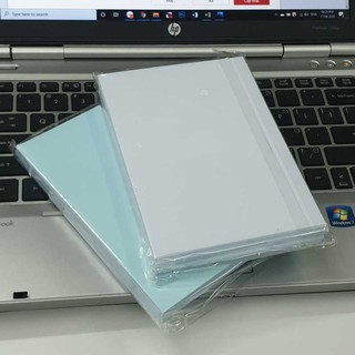 Giấy Decal A6 đế xanh / đế vàng [ xấp100 tờ]