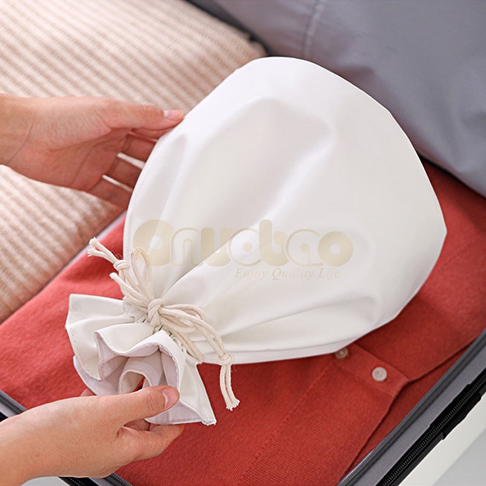 Túi đựng mỹ phẩm Onuobao bằng PU không thấm nước có dây rút