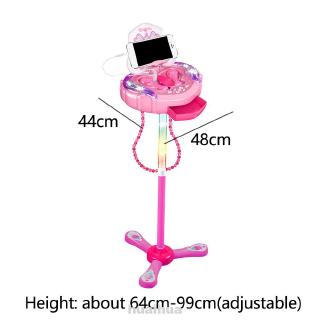 Adjustable Stand Double Microphone Early Education Karaoke Toy