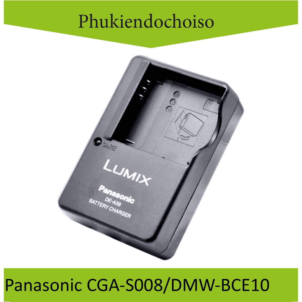 Sạc thay thế sạc máy ảnh Panasonic CGA-S008/DMW-BCE10