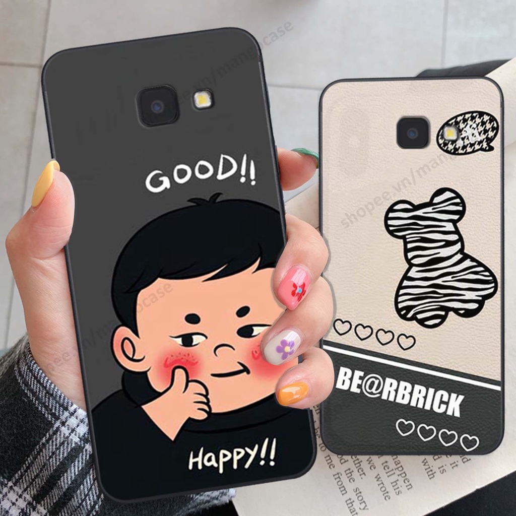 Ốp lưng Samsung J4 Plus / J4 Core / J4+ in hình happy nice, bé gấu đáng yêu