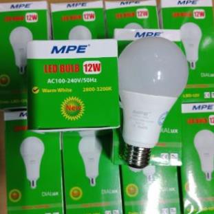 Bóng đèn LED Bulb  MPE - Ánh sáng trắng/vàng -  3w, 5w, 7w, 9w, 12, 15w cao cấp MPE ( tiêu chuẩn châu âu)