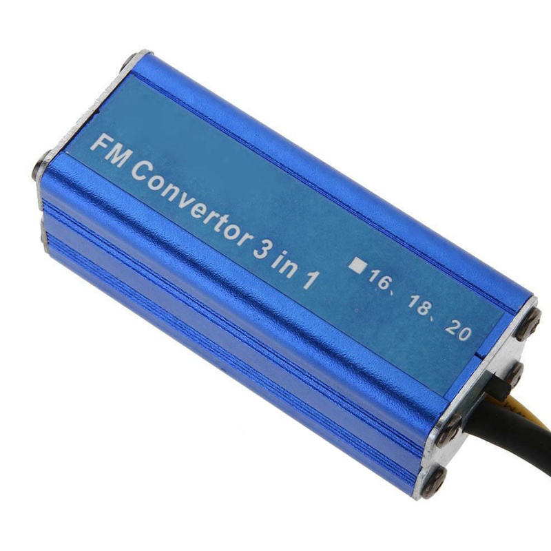 Bộ Thiết Bị Chuyển Đổi Tần Số Radio FM 3 Trong 1 12V Chuyên Dụng Cho Xe Hơi