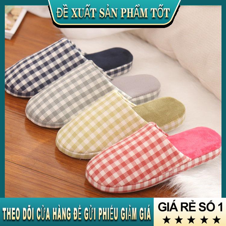 ❍Dép bông mùa đông của phụ nữ trong phòng ngủ nhà mềm mại dưới không trơn trượt sàn gỗ ấm áp vài đôi đi lông thú đàn ông