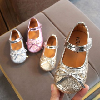 Giày sandal công chúa đính sequin lấp lánh xinh xắn dành cho bé gái