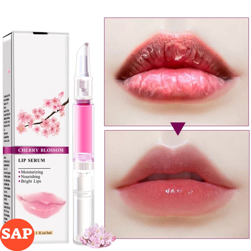 RtopR Tinh Chất Giúp Hồng Môi Hoa Anh Đào - Cherry Blossom Lip Serum Giúp Giảm Khô Nứt Nẻ Bong Tróc 3ml