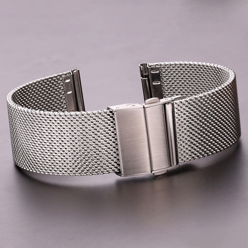 Dây Đeo Đồng Hồ Bằng Lưới Milanese 16mm 18mm 20mm 22mm 24mm