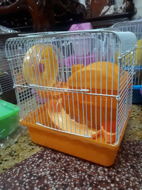 Lồng hề vuông cho Hamster. Lồng nuôi hamster