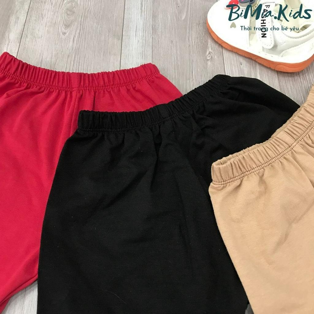 Quần đùi bé trai bé gái BIMIA KID chất cotton 100% rộng rãi thoáng mát fdbb