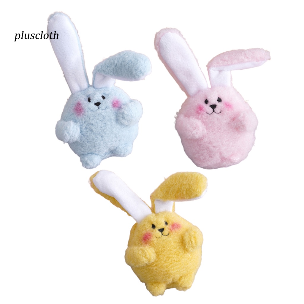 Móc Khóa Thỏ Nhồi Bông Hoạt Hình Xinh Xắn