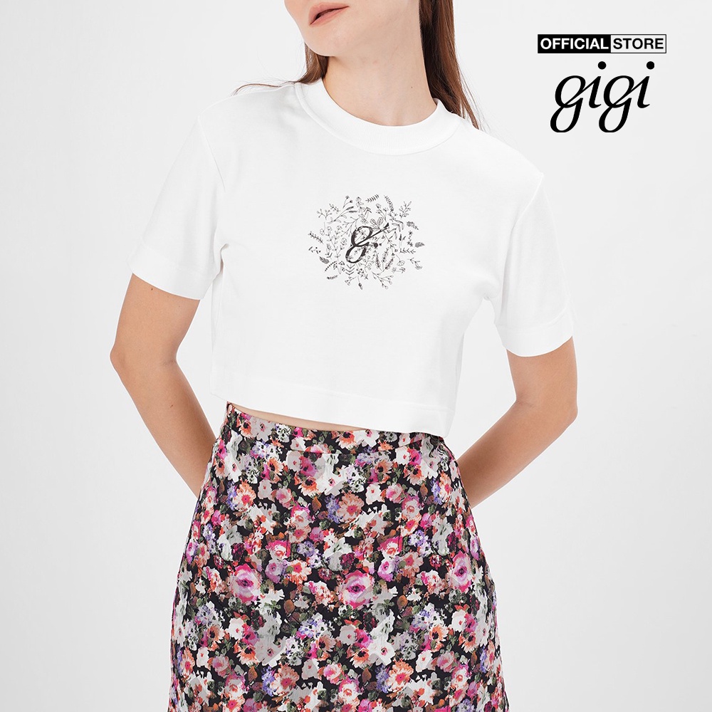 GIGI - Áo croptop nữ ngắn tay thời trang G1201D202209-00