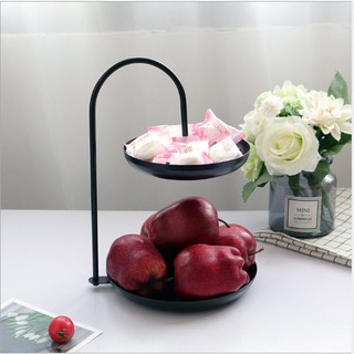 khay đựng bánh kẹo 2 tầng chất liệu nhôm nhiều màu  giảm giá (hàng oder)