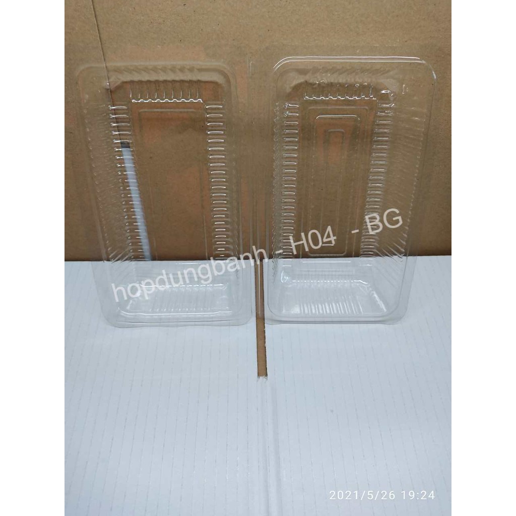50 - 100 Hộp H04- Đựng Bánh 17 CM x 8,5 x 7cm - H04