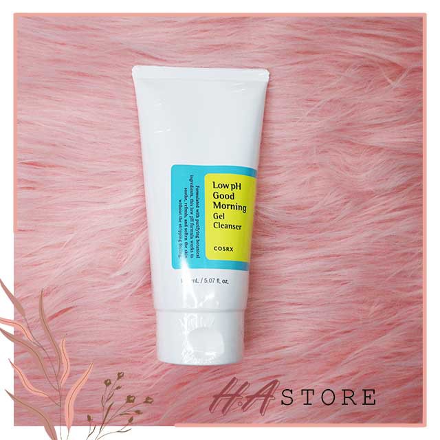 Sữa Rửa Mặt Cosrx Low PH Good Morning Cleanser Dạng Gel Dịu Nhẹ Chiết Xuất Trà Xanh Độ Ph Thấp 150ml
