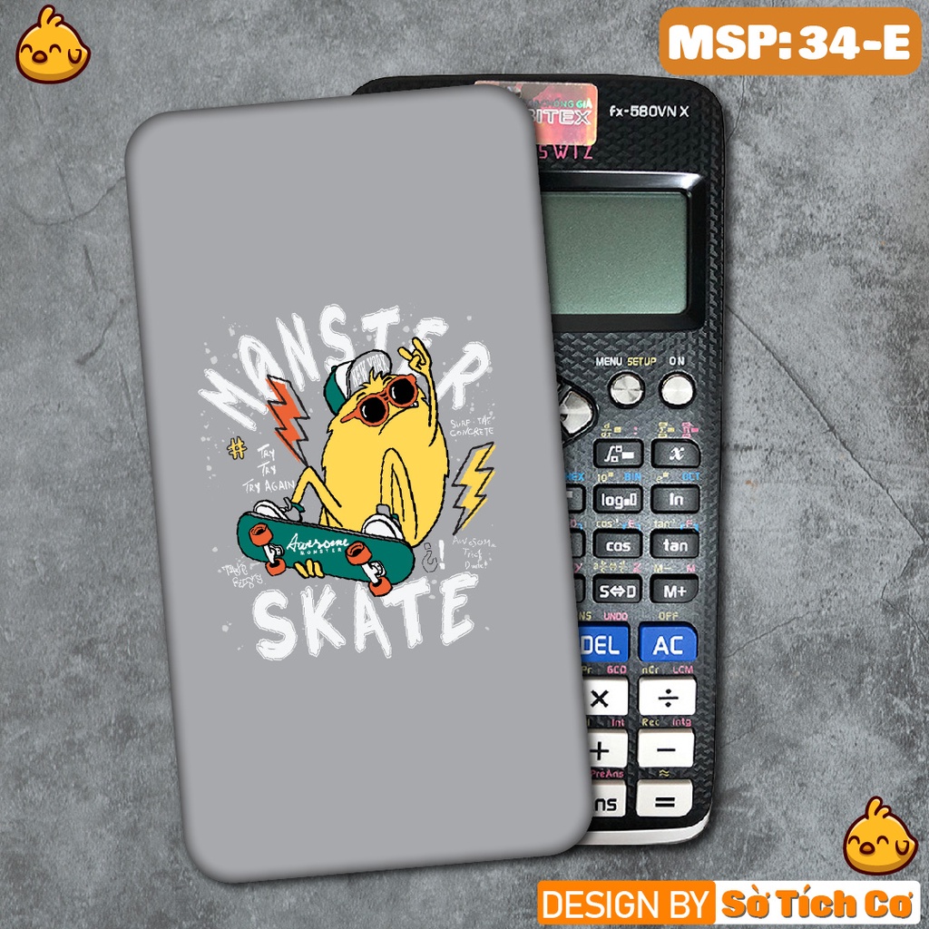 Miếng decal dán máy tính fx-570, fx-580, fx-880, Casio, Vinacal,... Cute Funny 1 MSP: 34