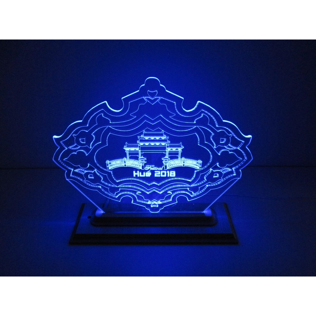 Mô Hình Đèn Led 3D Hoa Văn Festival Huế