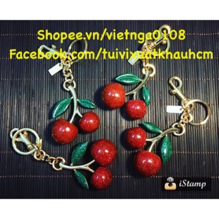 ⚠️SALE SẬP SÀN⚠️Keychain Coach Cherry treo túi xách