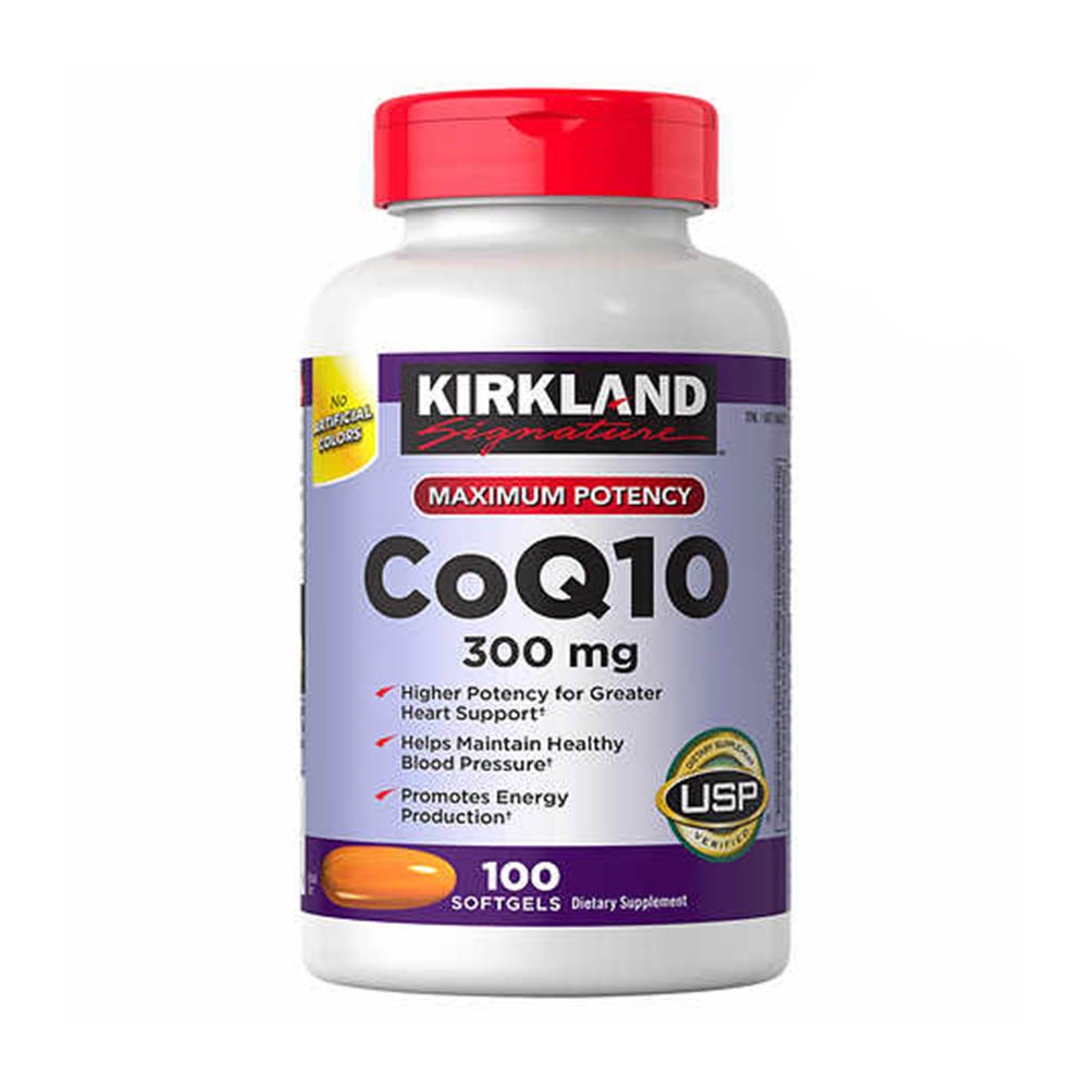 Viên uống bổ tim mạch Kirkland Signature CoQ10 300mg 100 viên của Mỹ.