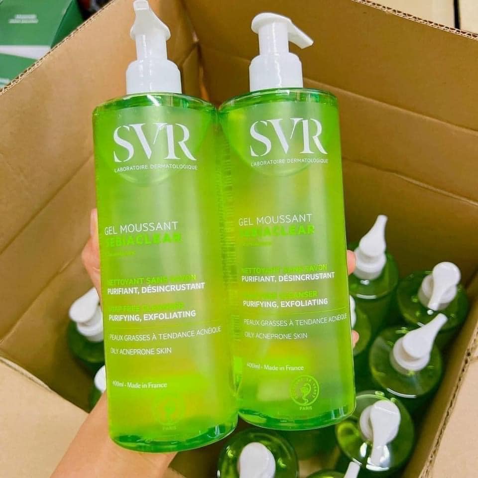 Sữa Rửa Mặt SVR Sebiaclear Gel Moussant Cho Da Dầu, Mụn - 400ml