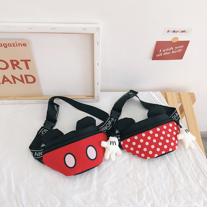 Túi Đeo Chéo Tạo Hình Nhân Vật Chuột Mickey Dễ Thương Cho Bé