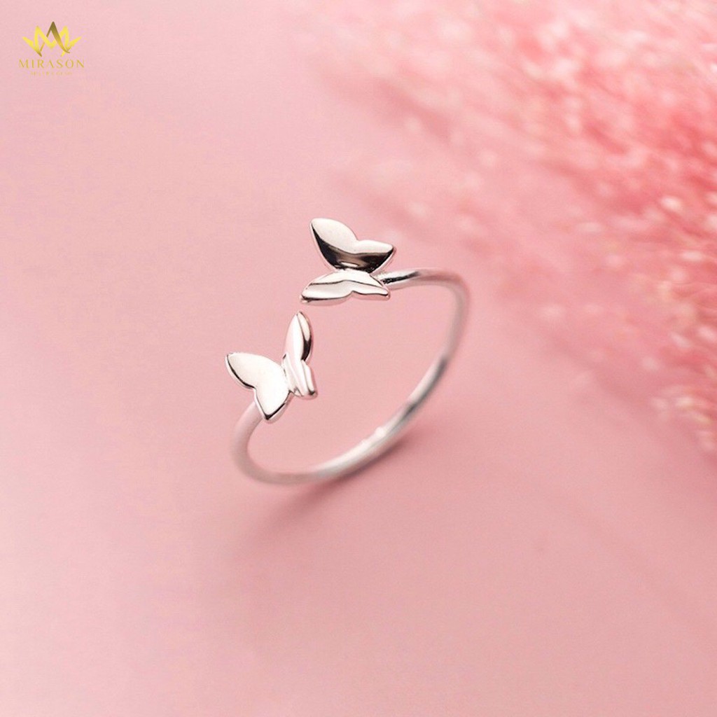 Nhẫn Bạc Nữ MIRASON Bướm Bay Đơn Giản Sang Trọng MNH043 - Nhẫn Nữ Bạc 925 Cao Cấp