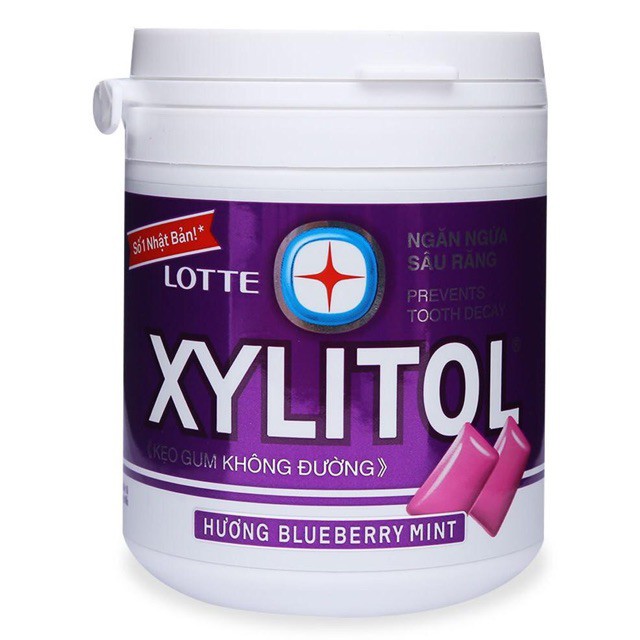 Kẹo Gum không đường Xylitol - Giúp ngừa sâu răng - Cho hơi thở thơm mát