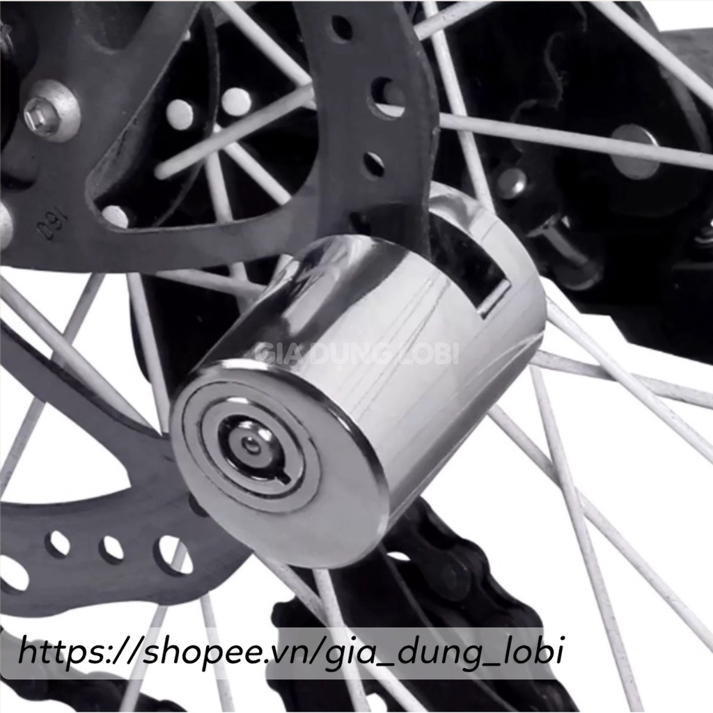 Khóa đĩa xe máy chống trộm, ổ khoá gắn đĩa xe máy