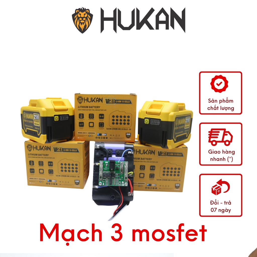 Pin HUKAN 15cell 21V HK21- ABS6000s chân pin phổ thông dung lượng cao