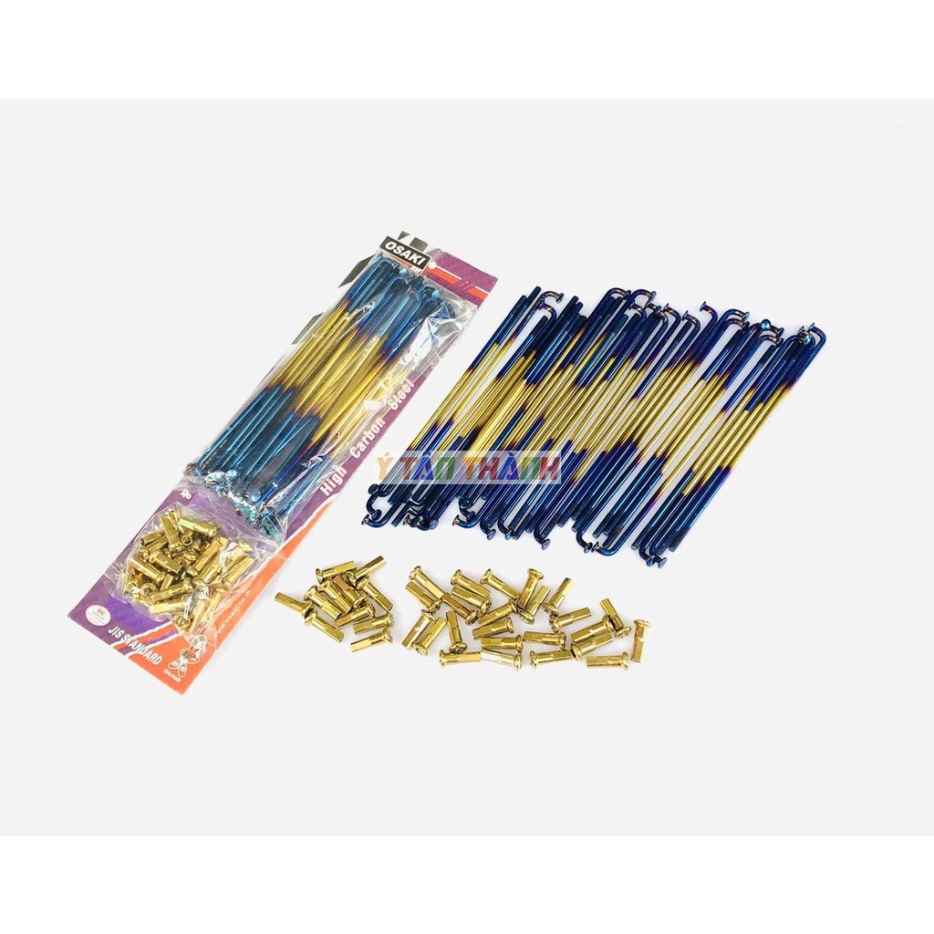 Căm Xanh Vàng Osaki Gắn Wave Thắng Đĩa MS2236